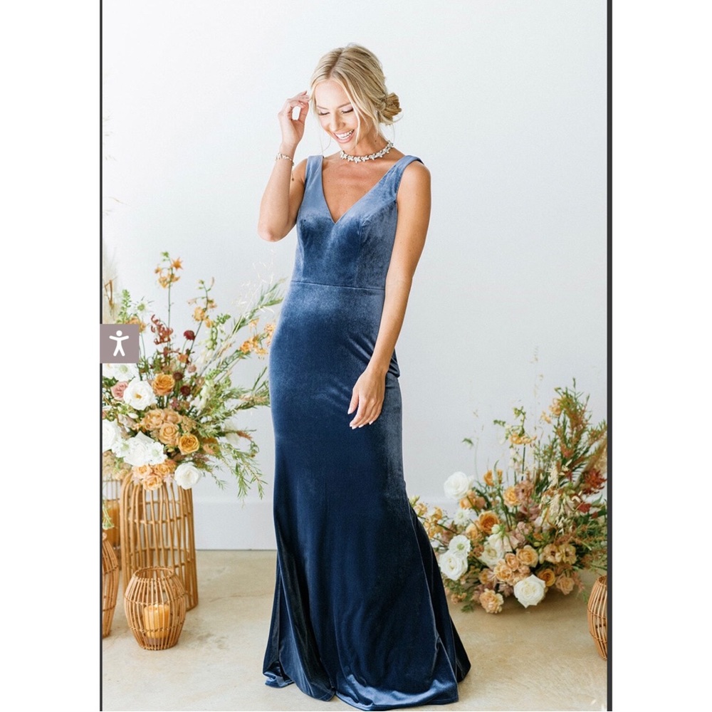 Revelry emerald green Dakota bridesmaid dress